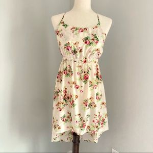 Poetry White Floral High Low A-Line Dress